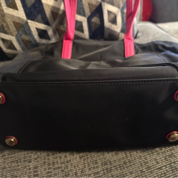 Michael Kors Black Tote with Pink Accents - Picture 4 of 4